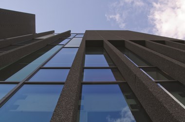Natural stone and glass