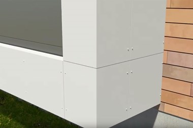 Corner element