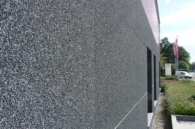 Natural stone façade